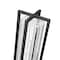Z-Lite Aura 1 Light Outdoor Post Mount Fixture, 8in. W x 25.75in. H, Black 5013PHBR-BK - alternate 3